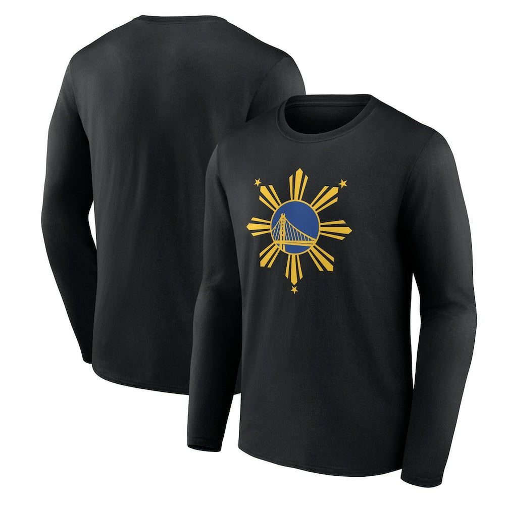 Golden State Warriors Filipino Heritage Long Sleeve T-Shirt Black - NBA