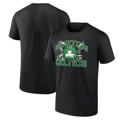 Boston Celtics Shattered T-Shirt Black - NBA