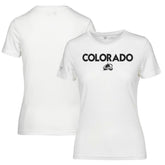 Colorado Avalanche Levelwear Women's Maddox City Capsule T-Shirt - White - NHL