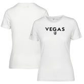 Vegas Golden Knights Levelwear Women's Maddox City Capsule T-Shirt - White - NHL