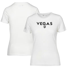 Vegas Golden Knights Levelwear Women's Maddox City Capsule T-Shirt - White - NHL