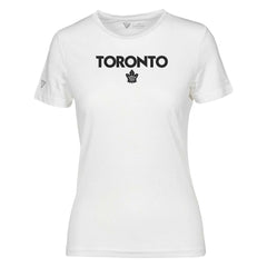Toronto Maple Leafs Levelwear Women's Maddox City Capsule T-Shirt - White - NHL
