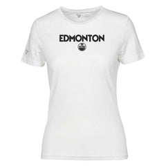 Edmonton Oilers Levelwear Women's Maddox City Capsule T-Shirt - White - NHL