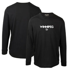 Winnipeg Jets Levelwear Oscar City Capsule Long Sleeve T-Shirt - Black - NHL