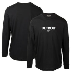 Detroit Red Wings Levelwear Oscar City Capsule Long Sleeve T-Shirt - Black - NHL