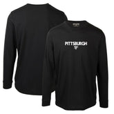 Pittsburgh Penguins Levelwear Oscar City Capsule Long Sleeve T-Shirt - Black - NHL