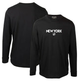 New York Rangers Levelwear Oscar City Capsule Long Sleeve T-Shirt - Black - NHL