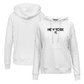 New York Rangers Levelwear Women's Adorn City Capsule Pullover Hoodie - White - NHL