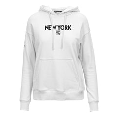 New York Rangers Levelwear Women's Adorn City Capsule Pullover Hoodie - White - NHL