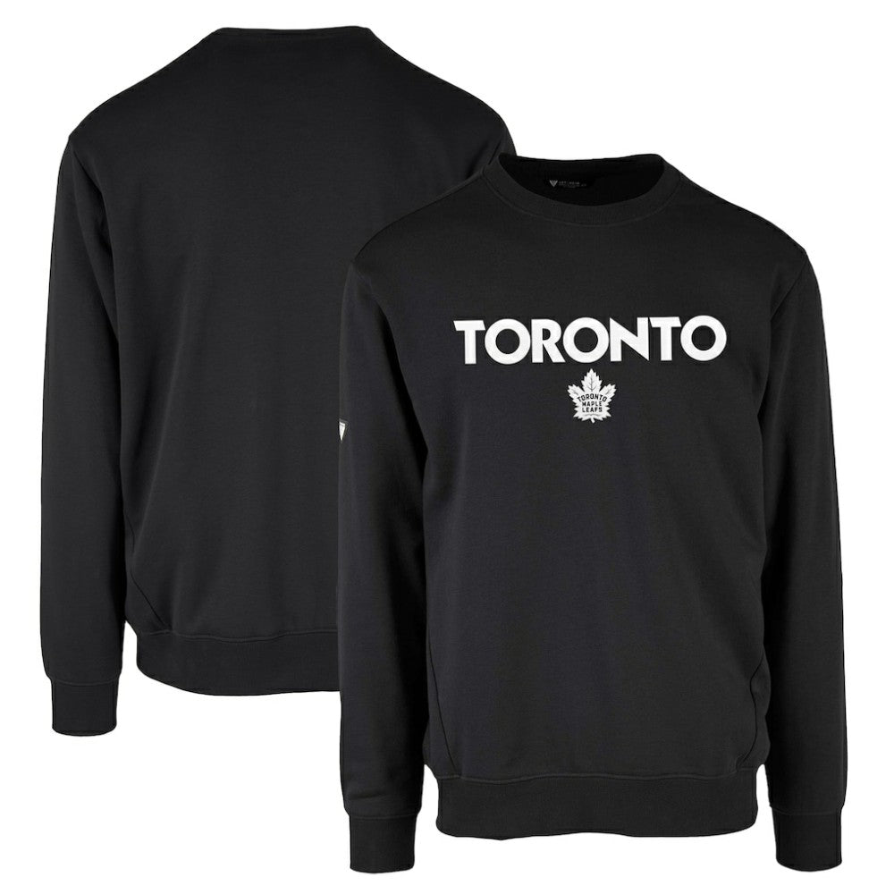 Toronto Maple Leafs Levelwear Zane City Capsule Pullover Sweatshirt - Black - NHL