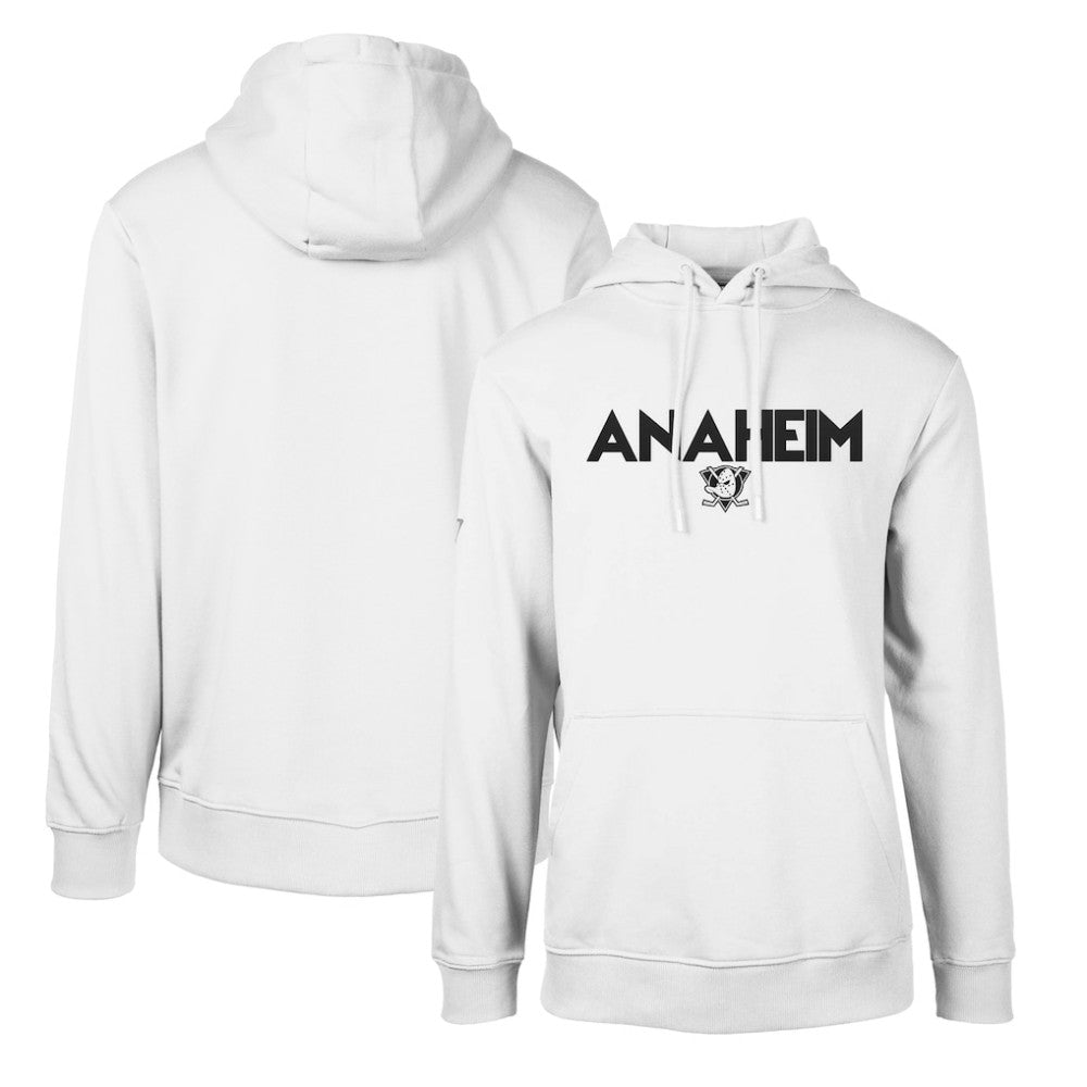 Anaheim Ducks Levelwear Podium City Capsule Pullover Hoodie - White - NHL