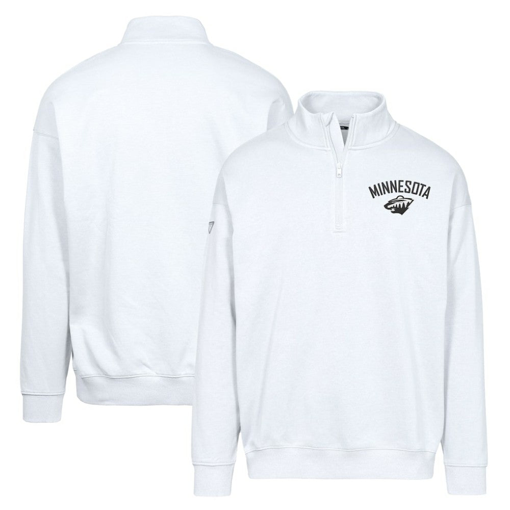 Minnesota Wild Levelwear Murray City Capsule Quarter-Zip Sweatshirt - White - NHL