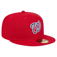 Washington Nationals New Era Checkered Undervisor 59FIFTY Fitted Hat - MLB