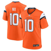 Bo Nix Denver Broncos Player Game Jersey Orange | Nike for Sale