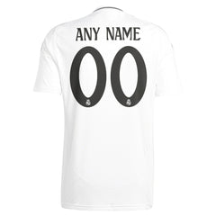 Real Madrid 2024/25 Home Replica Custom Jersey White | Adidas
