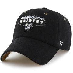Las Vegas Raiders Stoney Clover Lane x '47 Unisex Field Goal Clean Up Adjustable Hat Black | 47 brand