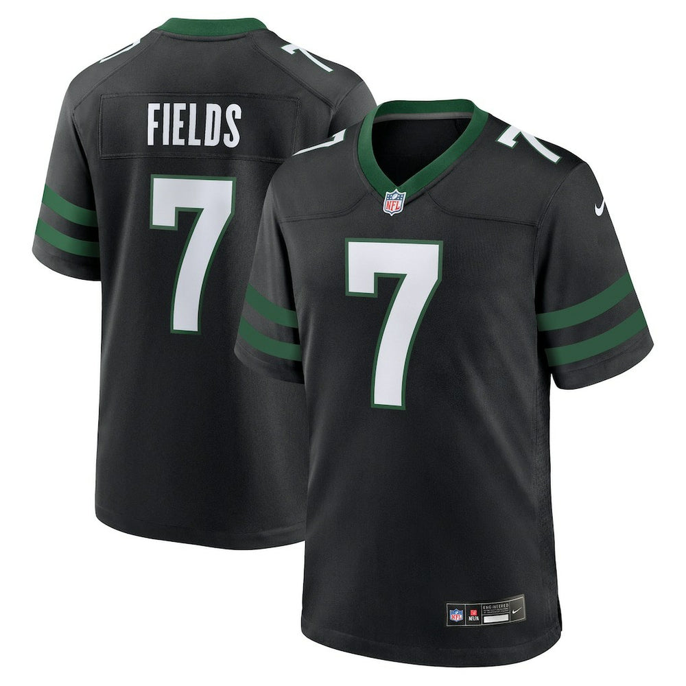 Justin Fields New York Jets Game Jersey Stealth Black | Nike for Sale
