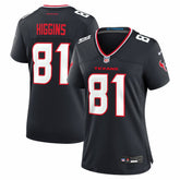Jayden Higgins Houston Texans Women's Game Jersey Navy | Nike for Sale