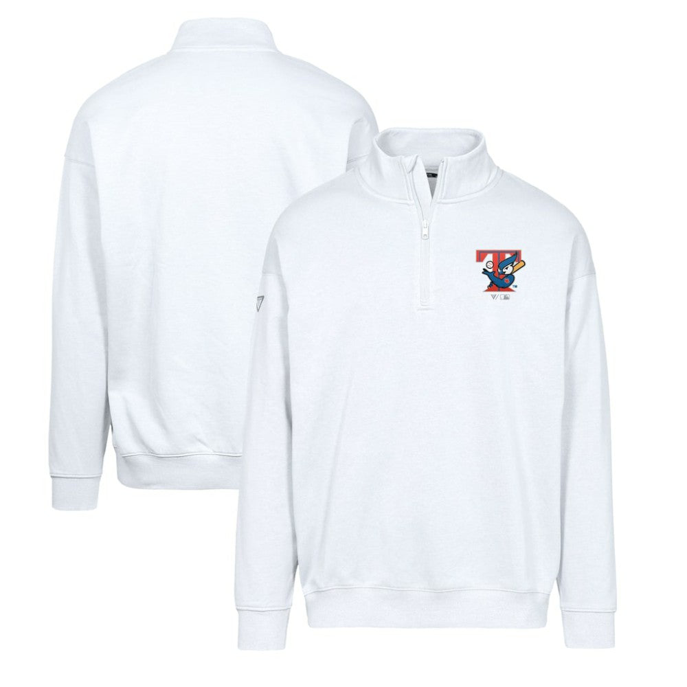 Toronto Blue Jays Levelwear Murray Core Logo Quarter-Zip Pullover Top - MLB