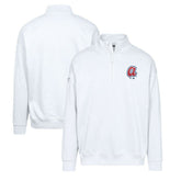 Atlanta Braves Levelwear Murray Core Logo Quarter-Zip Pullover Top - MLB