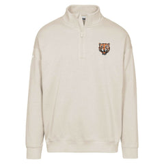 Detroit Tigers Levelwear Murray Core Logo Quarter-Zip Pullover Top - MLB
