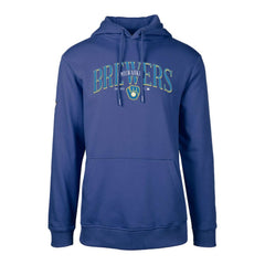 Milwaukee Brewers Levelwear Cooperstown Collection Podium Retro Spellout Pullover Hoodie - MLB