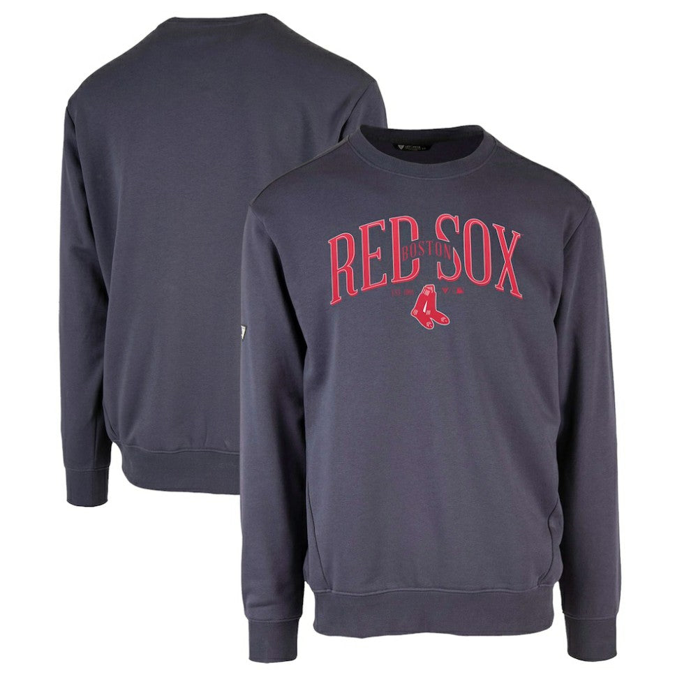 Boston Red Sox Levelwear Zane Cooperstown Collection Retro Spellout Pullover Sweatshirt - MLB
