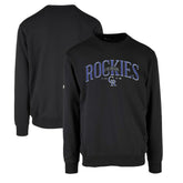 Colorado Rockies Levelwear Zane Cooperstown Collection Retro Spellout Pullover Sweatshirt - MLB