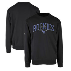 Colorado Rockies Levelwear Zane Cooperstown Collection Retro Spellout Pullover Sweatshirt - MLB