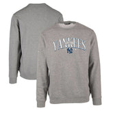 New York Yankees Levelwear Zane Cooperstown Collection Retro Spellout Pullover Sweatshirt - MLB