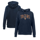 Detroit Tigers Levelwear Women's Adorn Cooperstown Collection Retro Spellout Pullover Hoodie - MLB