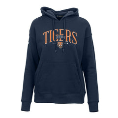 Detroit Tigers Levelwear Women's Adorn Cooperstown Collection Retro Spellout Pullover Hoodie - MLB