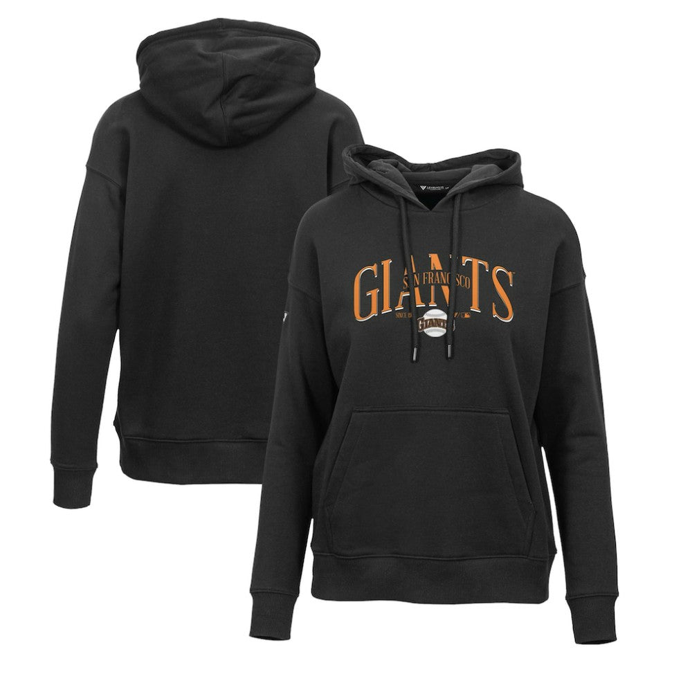 San Francisco Giants Levelwear Women's Adorn Cooperstown Collection Retro Spellout Pullover Hoodie - MLB