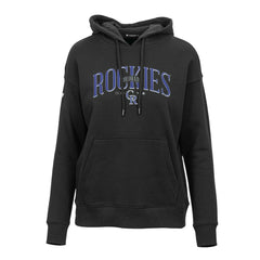 Colorado Rockies Levelwear Women's Adorn Cooperstown Collection Retro Spellout Pullover Hoodie - MLB