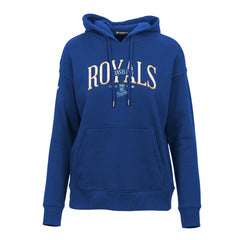 Kansas City Royals Levelwear Women's Adorn Cooperstown Collection Retro Spellout Pullover Hoodie - MLB