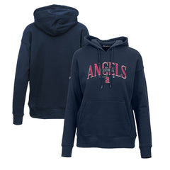 Los Angeles Angels Levelwear Women's Adorn Cooperstown Collection Retro Spellout Pullover Hoodie - MLB