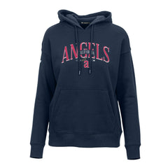 Los Angeles Angels Levelwear Women's Adorn Cooperstown Collection Retro Spellout Pullover Hoodie - MLB