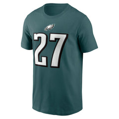 Quinyon Mitchell Philadelphia Eagles Name & Number T-Shirt Green | Nike for Sale