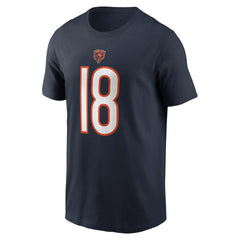 Caleb Williams Chicago Bears Name & Number T-Shirt Navy | Nike for Sale