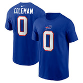 Keon Coleman Buffalo Bills Name & Number T-Shirt Royal | Nike for Sale