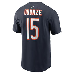 Rome Odunze Chicago Bears Name & Number T-Shirt Navy | Nike for Sale