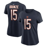Rome Odunze Chicago Bears Women's Name & Number T-Shirt Navy | Nike for Sale