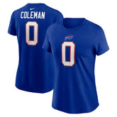 Keon Coleman Buffalo Bills Women's Player Name & Number T-Shirt Royal | Nike for Sale
