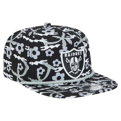 Las Vegas Raiders New Era Wakey Wakey Golfer Snapback Hat Black | NFL