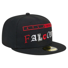 Atlanta Falcons New Era Ransom 59FIFTY Fitted Hat Black | NFL