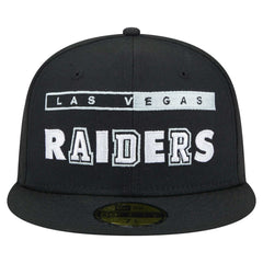 Las Vegas Raiders New Era Ransom 59FIFTY Fitted Hat Black | NFL