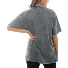 New York Jets Gameday Couture Women's Tackle Titan Relaxed Fit T-Shirt Gray | NFL
