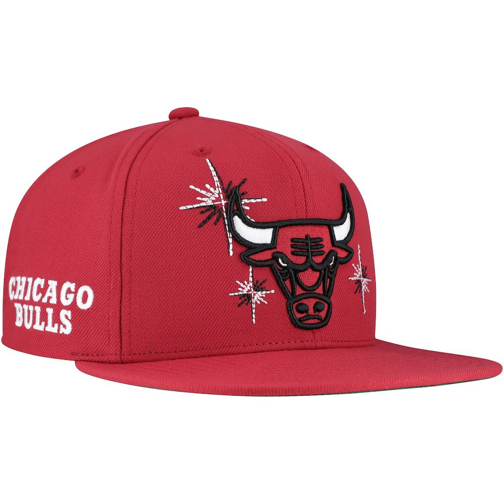 Chicago Bulls Starlight Snapback Hat Red - NBA