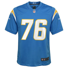 Joe Alt Los Angeles Chargers Youth Game Jersey Powder Blue | Nike for Sale