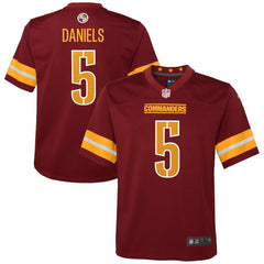 Jayden Daniels Washington Commanders Youth Game Jersey Burgundy | Nike for Sale